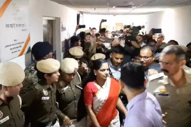 BRS MLC Kavitha arrested by CBI in Delhi Liquor scam