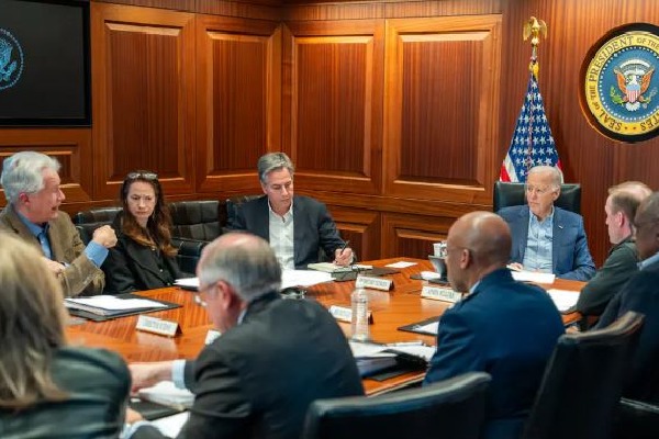 US announces 'ironclad' support for Israel as Iran launches drone strikes