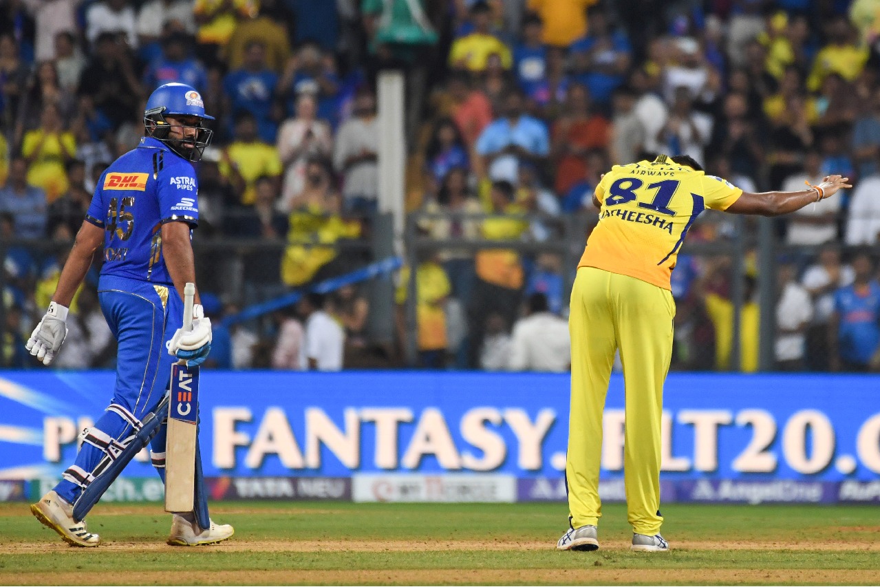 IPL 2024: Pathirana's 4-28 after superb knocks by Gaikwad, Dube and Dhoni tops Rohit's ton as CSK beat MI by 20 runs