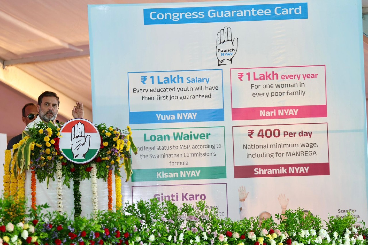 BJP urges EC to stop Cong’s ‘Guarantee Cards’ campaign aimed to 'induce voters'