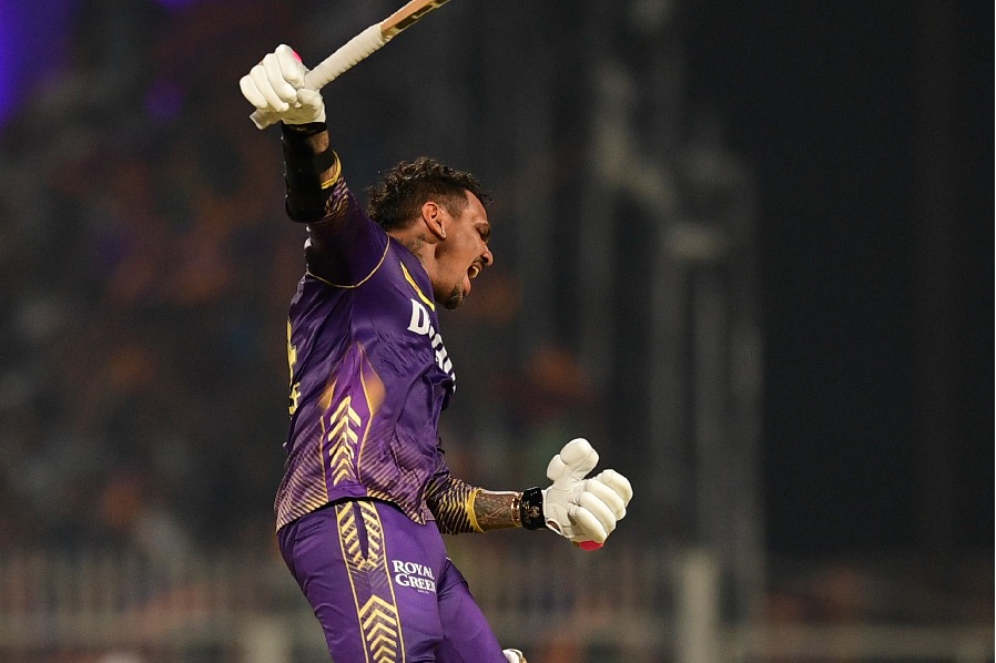 IPL 2024: Sunil Narine's 49-ball ton helps KKR post 223/6 against Rajasthan Royals