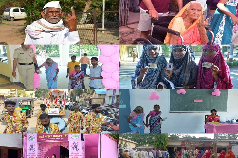 Maharashtra: Grooms, seniors, youth, first-timers, transgenders celebrate festival of democracy in 5 LS seats