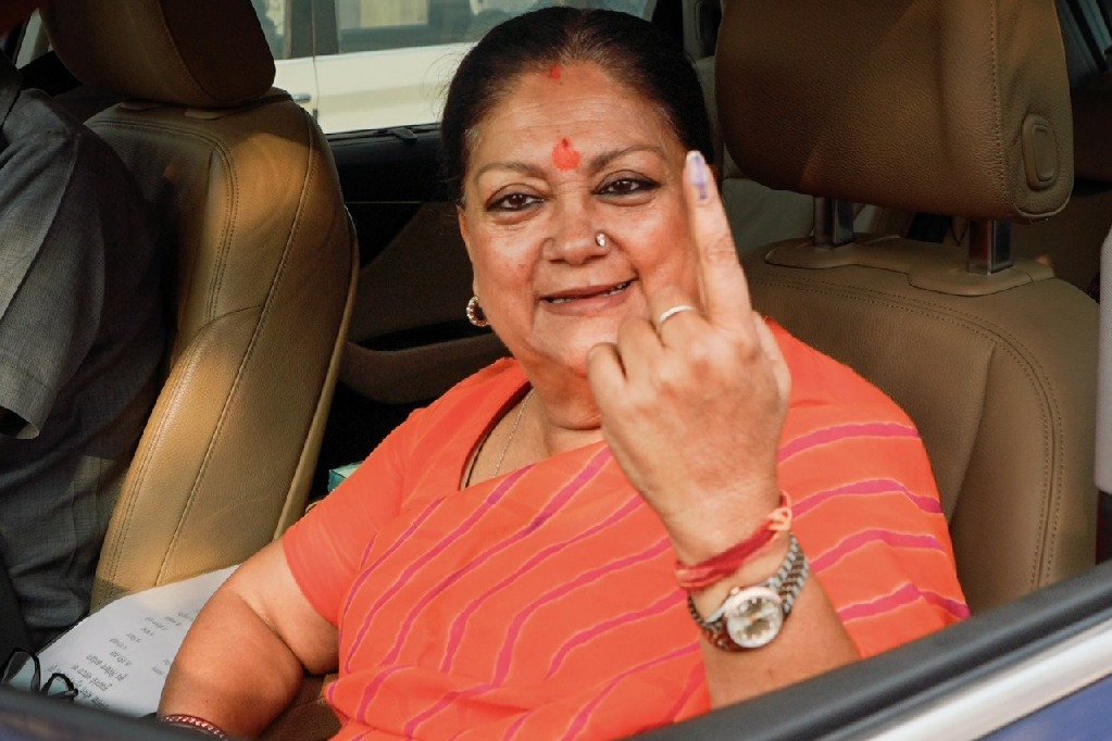 Ex-Raj CM Vasundhara Raje votes in Jhalawar, says PM Modi will get 3rd term