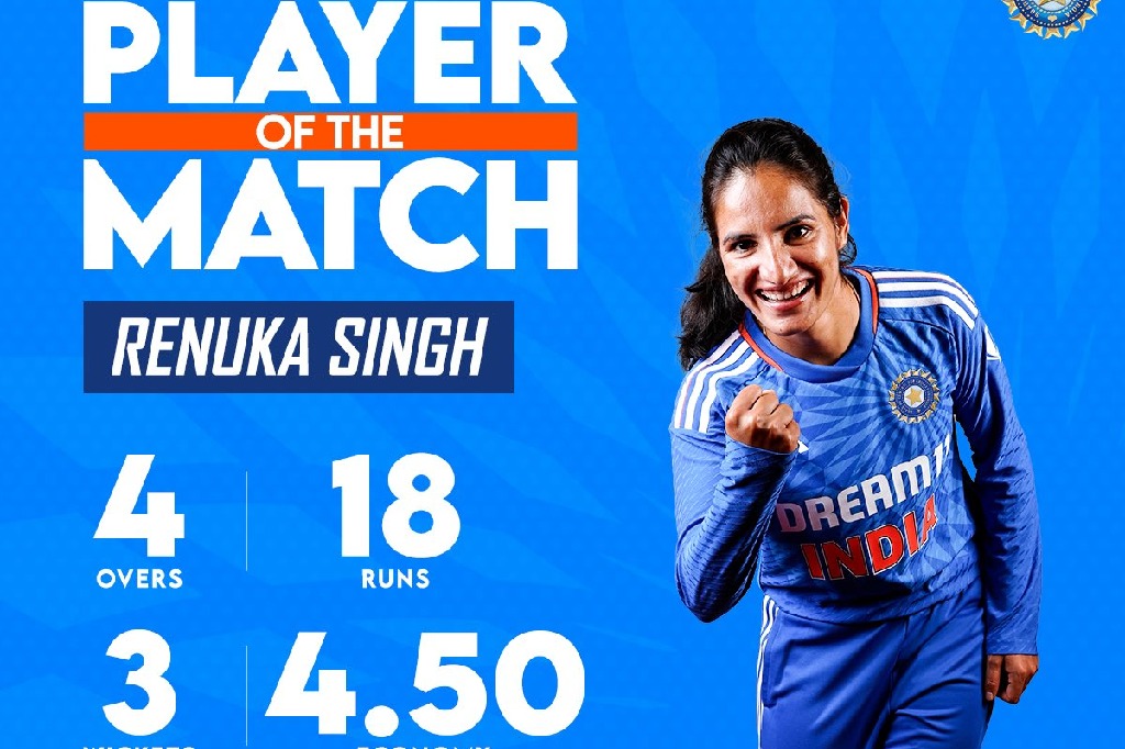 Yastika, Renuka Thakur star in India’s 44-run win over Bangladesh in T20I series opener