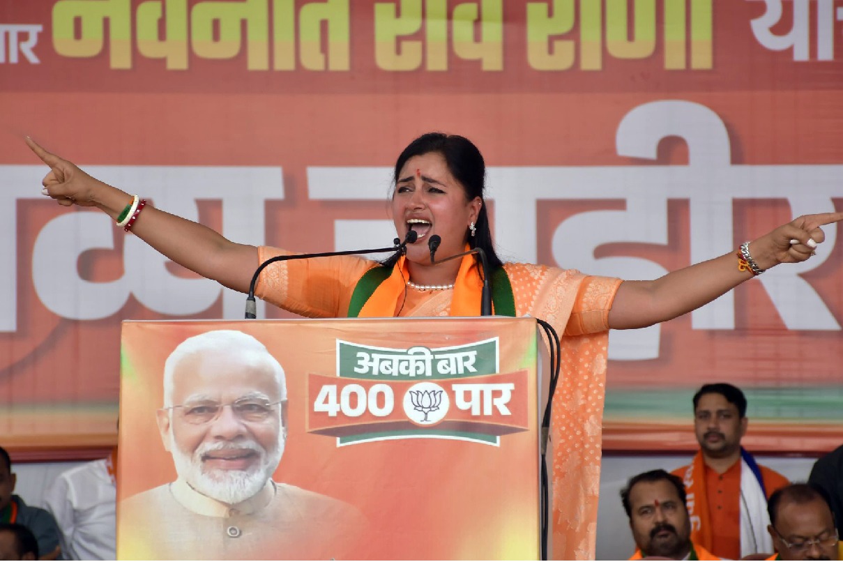 Police book Navneet Rana for 'vote for Pakistan' jibe against Congress in Telangana