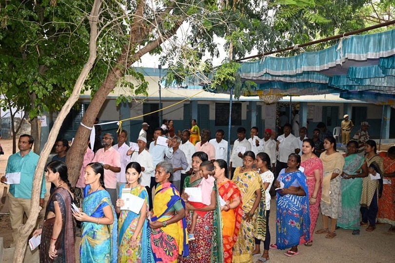 64.93 pc polling in Telangana’s 17 LS constituencies