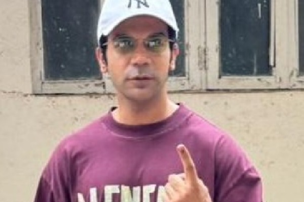 On Voting Day, Rajkummar Rao shares how it feels to be ECI's Nation Icon