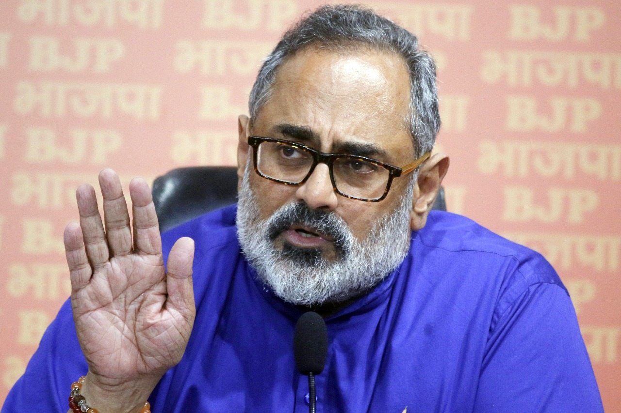 INDIA bloc partners of gold smugglers, says Minister Rajeev Chandrasekhar