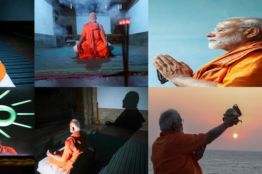PM Modi continues meditation in Dhyan Mandap at Vivekananda Rock Memorial