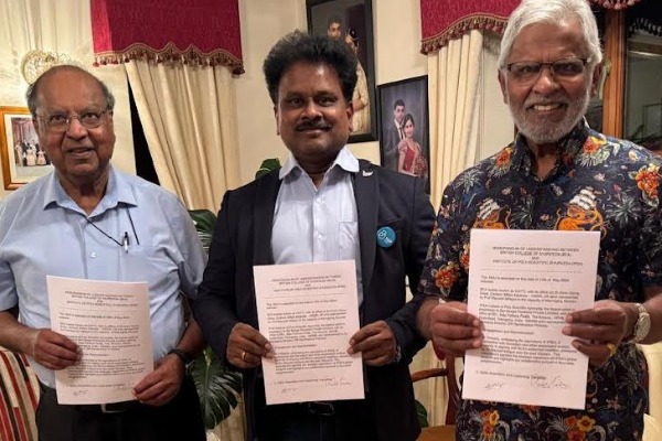 వ్యూహాత్మక భాగస్వామ్యం కోసం యుకె లో అతి పురాతన కాలేజ్ తో  చేతులు కలిపిన డాక్టర్ పోలిశెట్టి