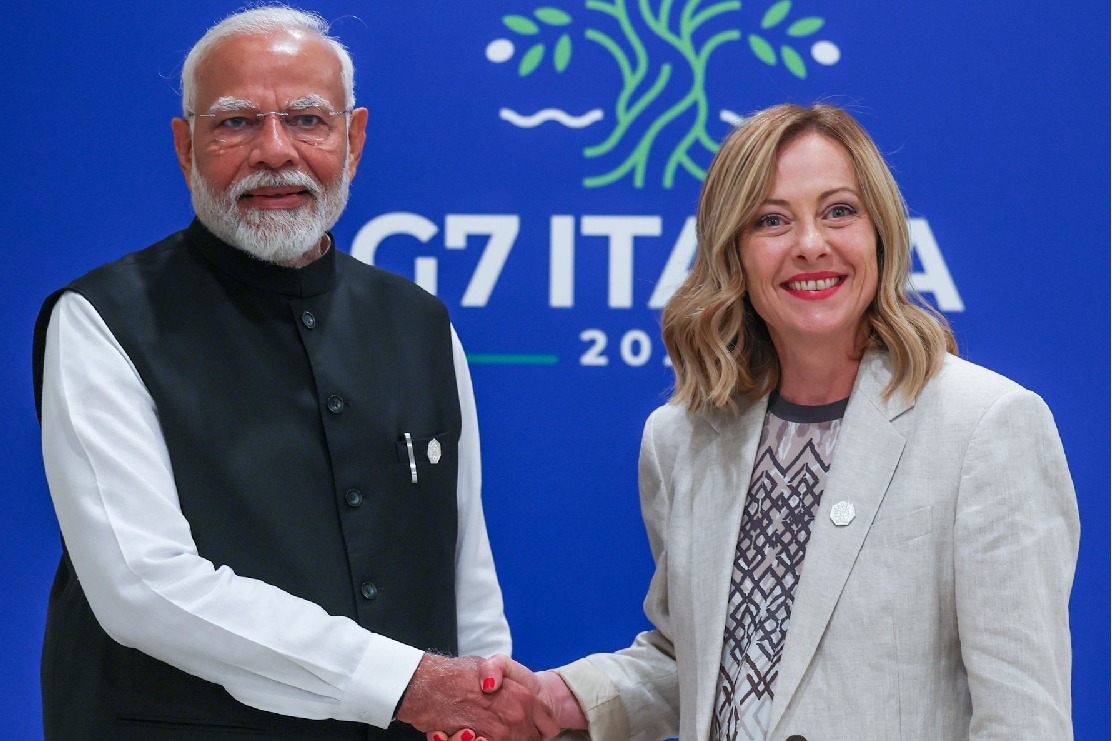 PM Modi holds bilateral talks with PMs of Italy, Japan on sidelines of G7 Summit