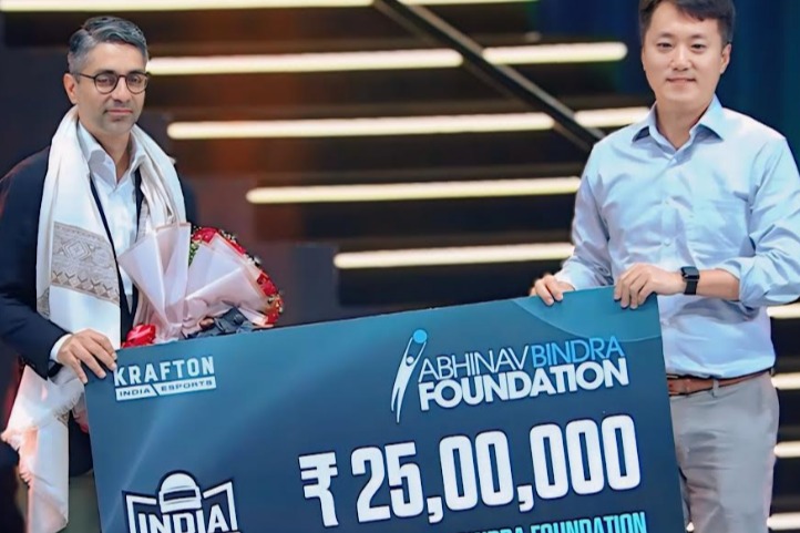 Abhinav Bindra, India's ace shooter at KRAFTON India - BGIS 2024 grand finale in Hyderabad - Photo release