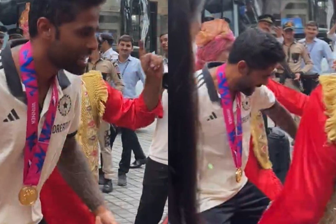 Suryakumar shows off dancing skills as T20 World Cup champions get grand welcome in Delhi