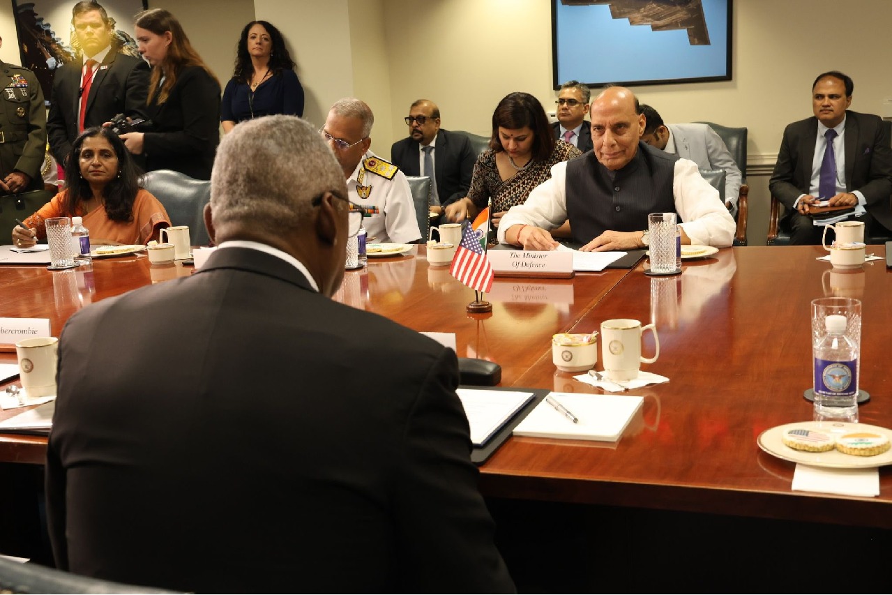 Rajnath Singh, Lloyd Austin discuss deeper ties in support of free, open Indo-Pacific (Ld)