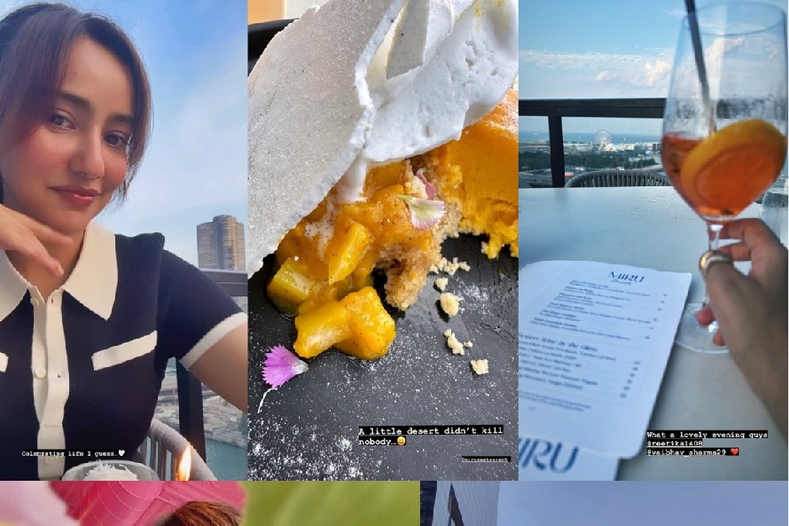 Neha Sharma shares a sneak-peek into how she celebrates life