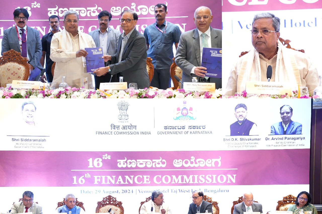 Advocate for balanced, fair approach to resource sharing, says K'taka CM to 16th Finance Commission