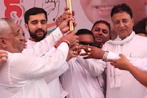 With Aditya filing nomination, 3rd generation of Surjewalas enters Haryana electoral politics