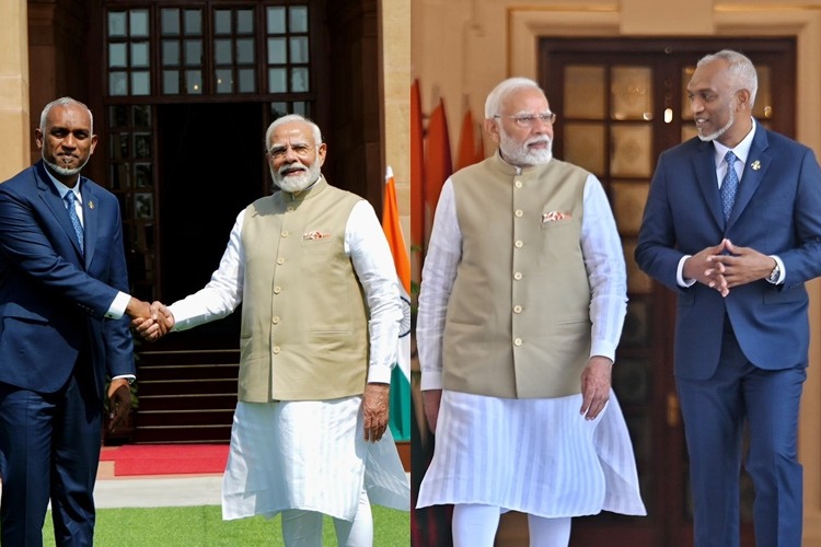 PM Modi holds bilateral talks with Maldives Prez Muizzu