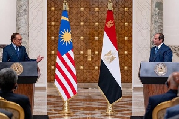 Egypt, Malaysia call for peace, security in Middle East
