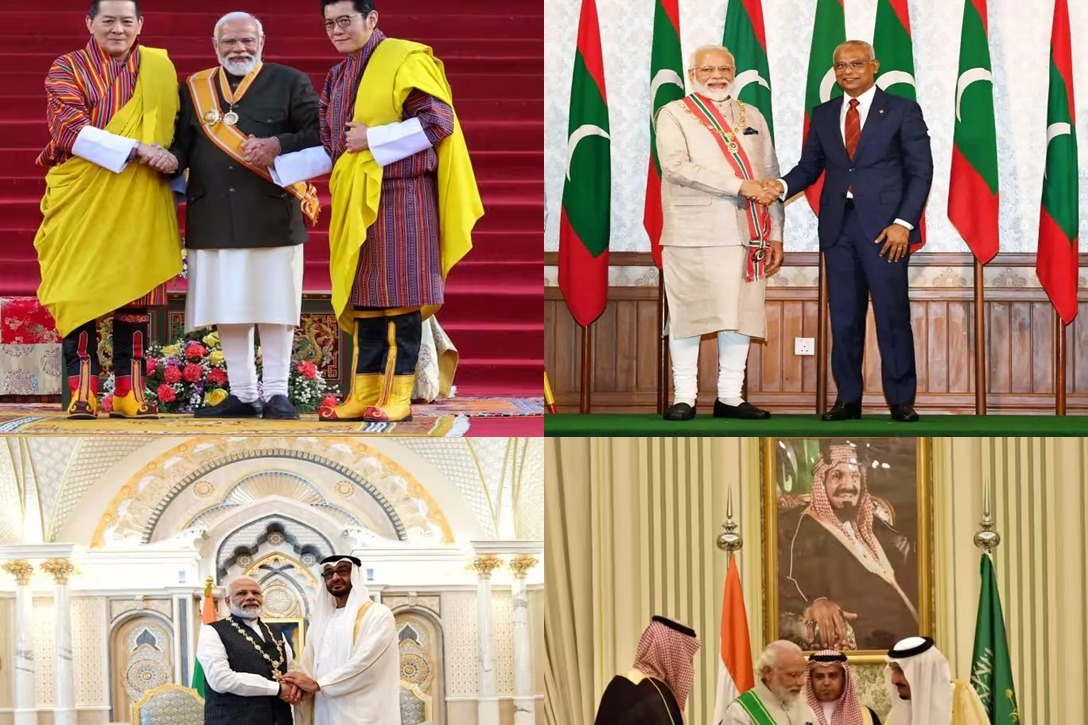 Honoured by the world: PM Modi's record number of highest civilian awards