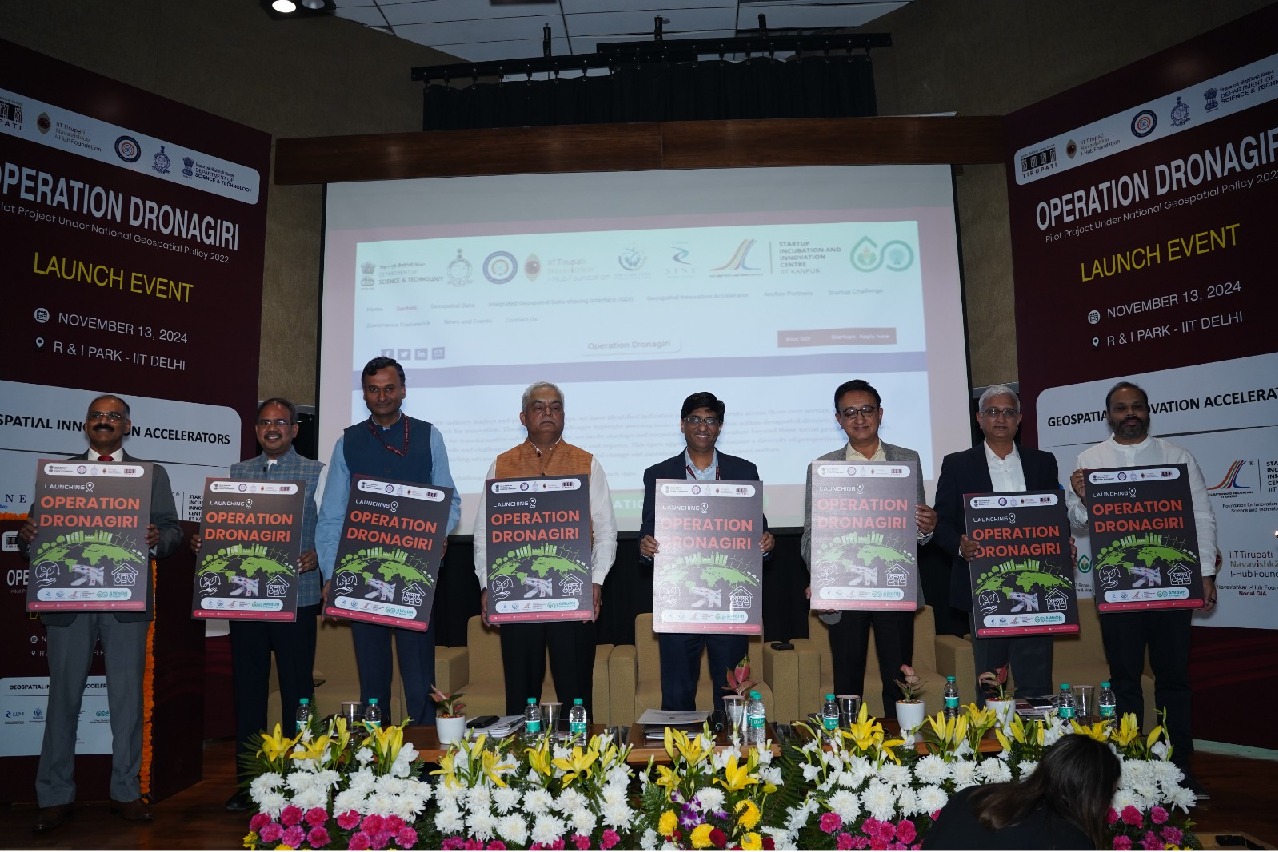 Science Ministry launches Operation Dronagiri under National
 Geospatial Policy