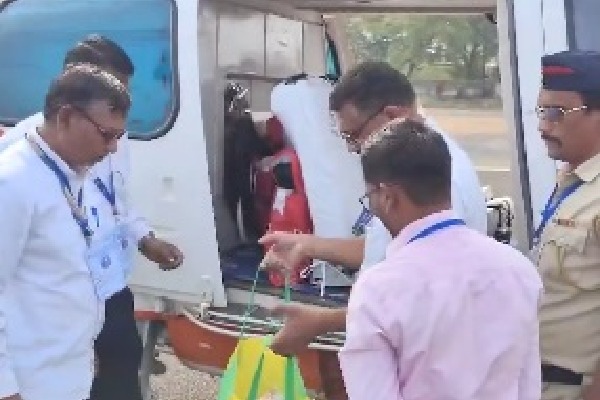 Amit Shah’s chopper inspected by EC officials, days after frisking of Uddhav’s bags stoked row