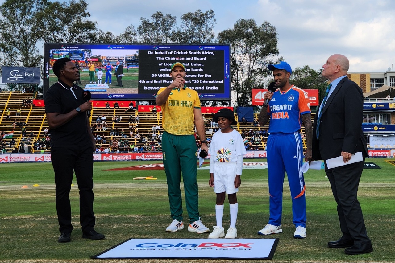 4th T20I: India elect to bat first in series decider vs South Africa