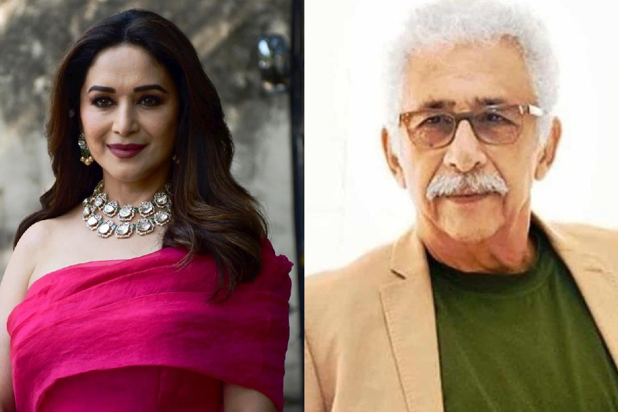 When Madhuri Dixit went blank during a scene with Naseeruddin Shah