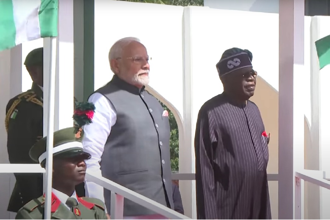 PM Modi receives ceremonial welcome in Abuja, begins bilateral talks with Nigerian President Tinubu