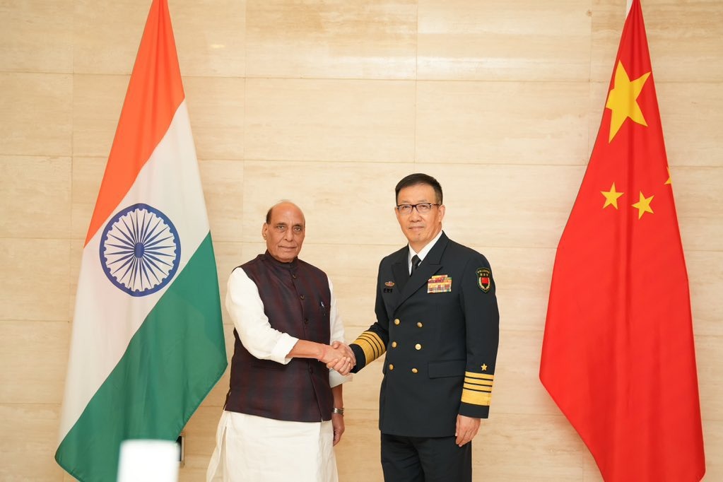 ‘Need to focus on cooperation than conflict’, says Rajnath Singh after meeting Chinese counterpart