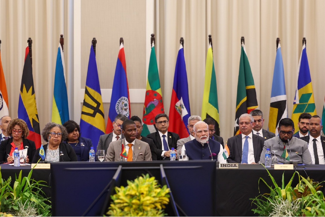 CARICOM leaders thank PM Modi for putting concerns of their nations on world's agenda as voice of Global South