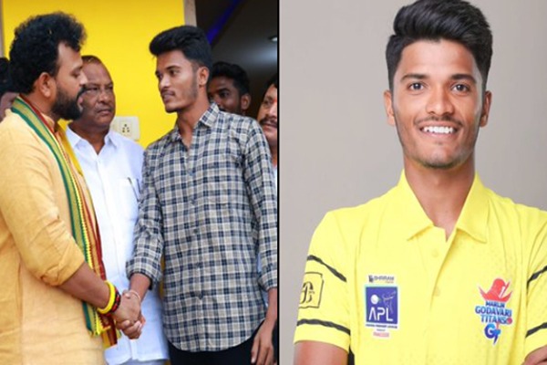 Ram Mohan Naidu Congratulates Srikakulam Cricketer Tripurana Vijay on IPL Selection