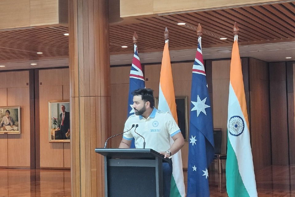 Had success in past, we look to build on that momentum in the series: Rohit Sharma in Australian Parliament