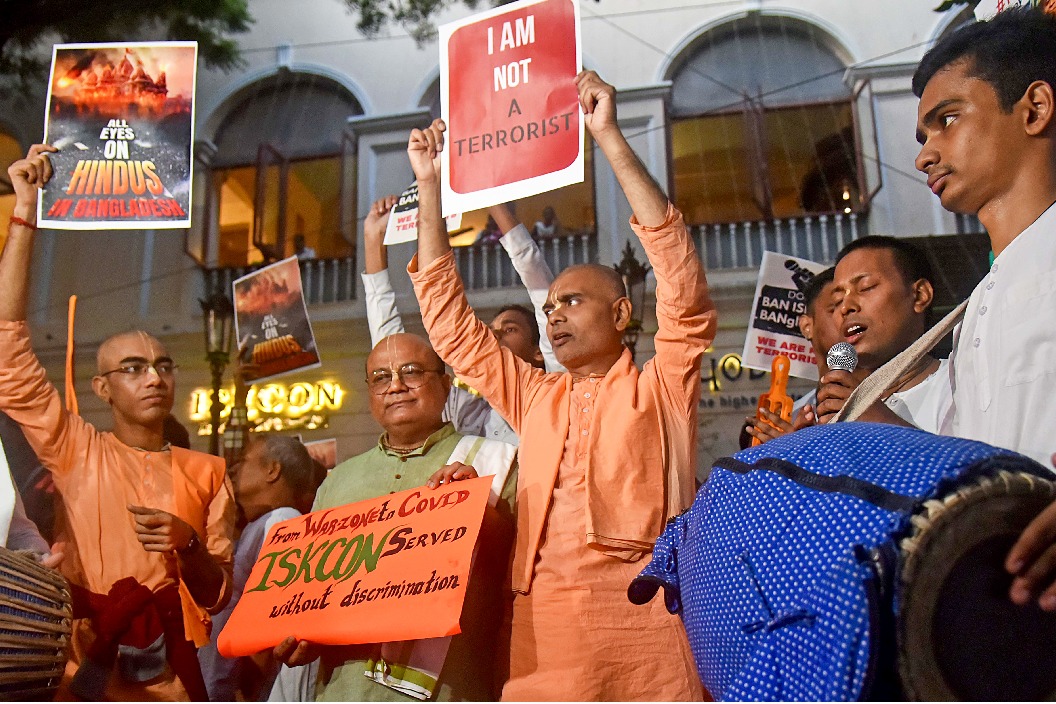 ISKCON says it backs Chinmoy Krishna Das' call for protecting Hindus and places of worship in B'desh