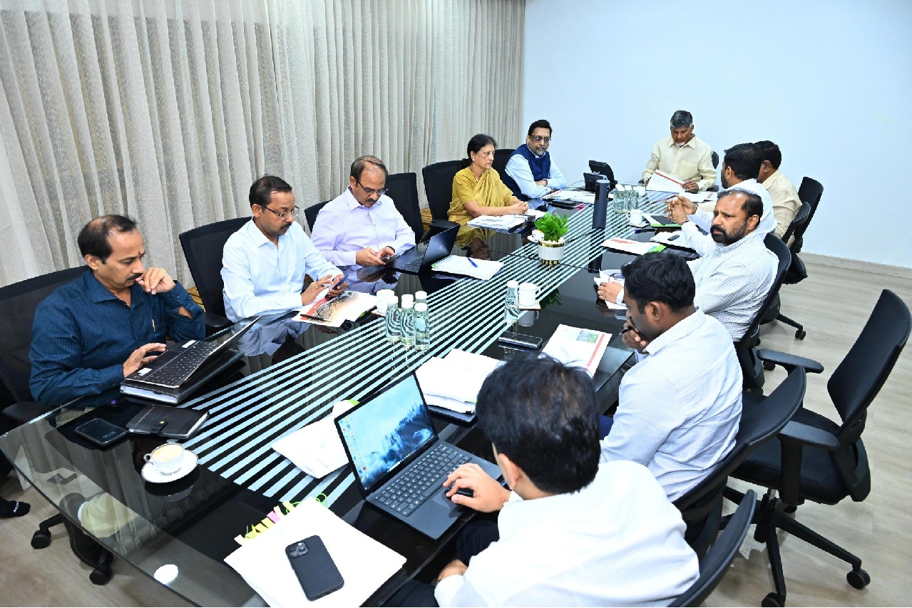 CM Chandrababu Reviews Cyclone Impact: Focus on Farmers and Rain-Damaged Crops