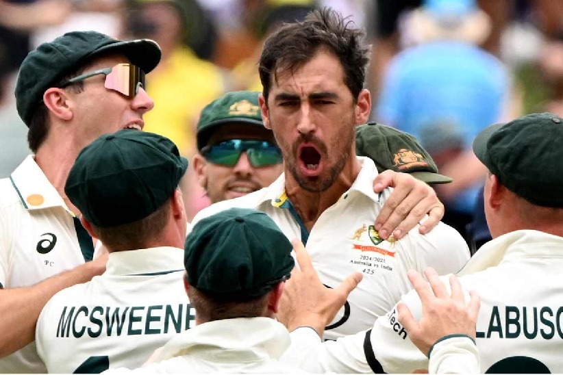 2nd Test: Mitchell Starc picks 6-48 as Australia bundle out India for 180