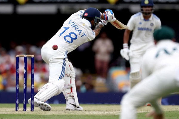 Virat Kohli’s 3-Run Knock Sets New Milestone in Brisbane Test