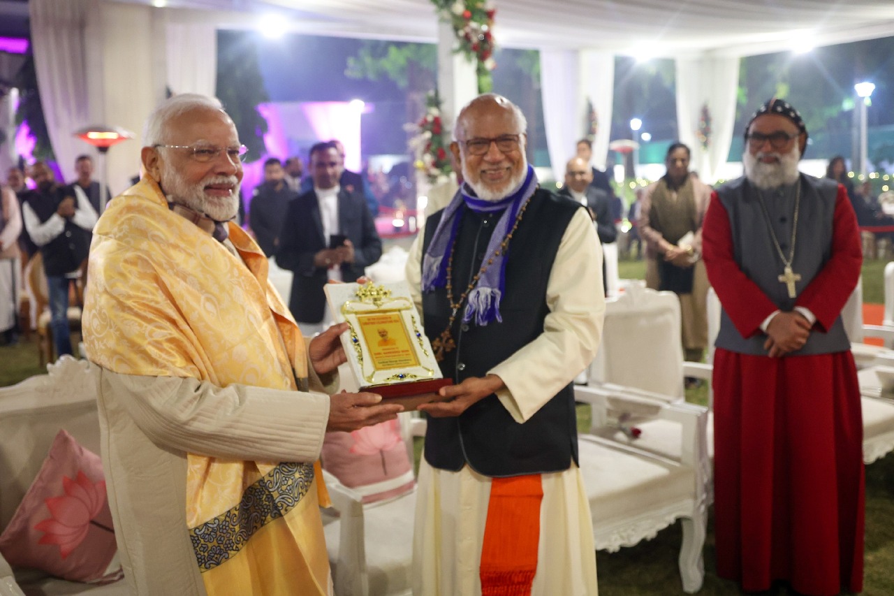 PM Modi attends Christmas celebrations at Union Minister George Kurian's residence