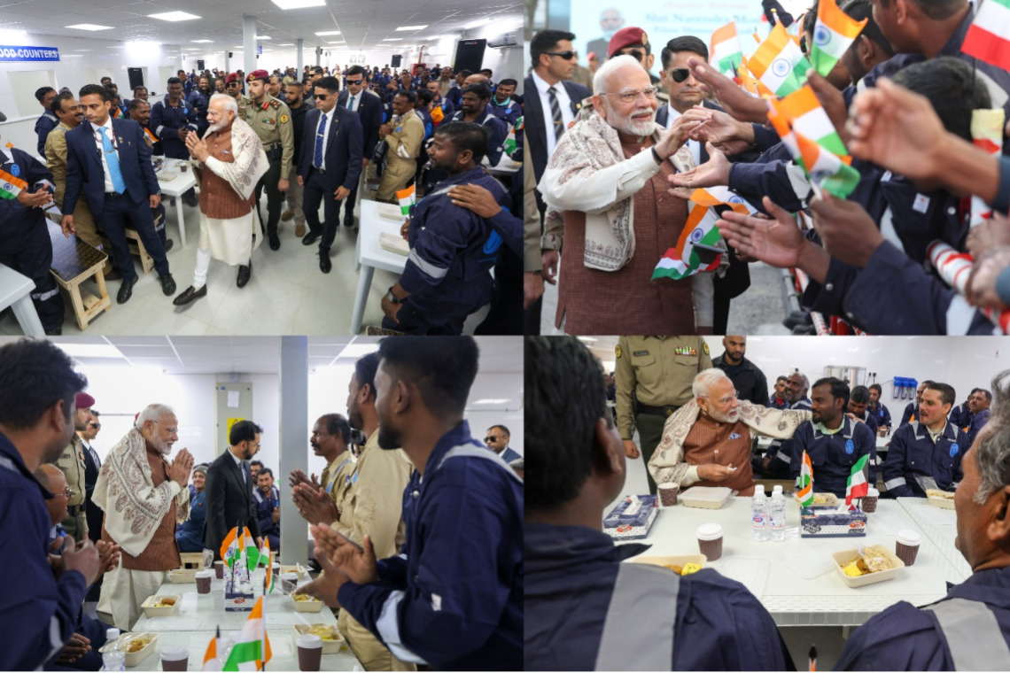 PM Modi's visit to labour camp in Kuwait underscores government's
 resolve for welfare of Indian workers abroad