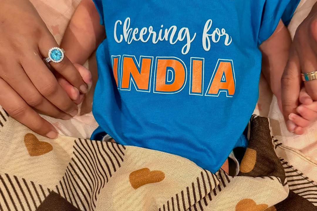 Axar Patel announces birth of baby boy Haksh Patel