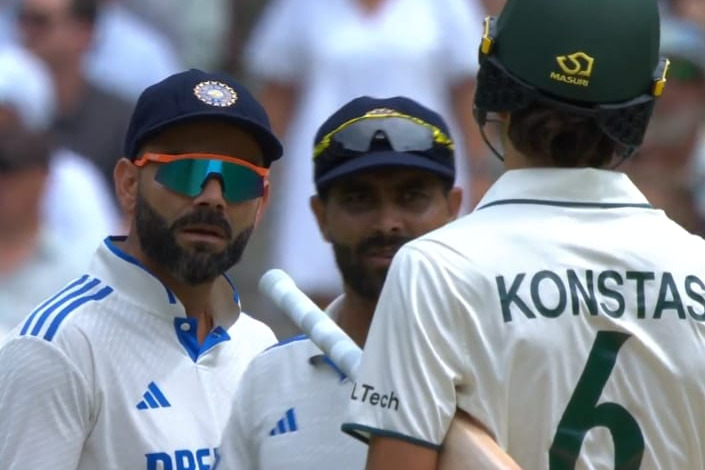 4th Test: Kohli-Konstas shoulder collision could come under ICC’s lens