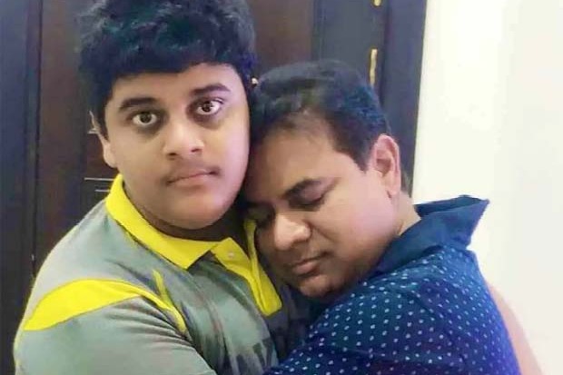 Himanshu Expresses Love for Father KTR Through Song
