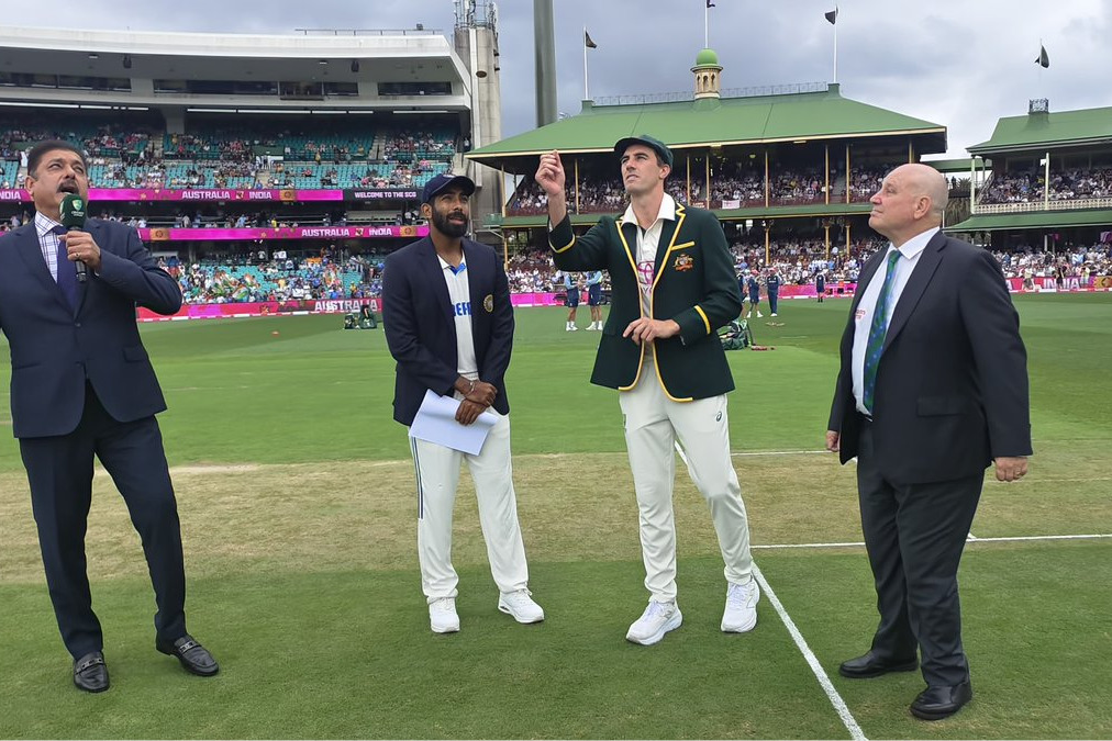 5th Test: Skipper Bumrah elects to bat as India win toss against Australia