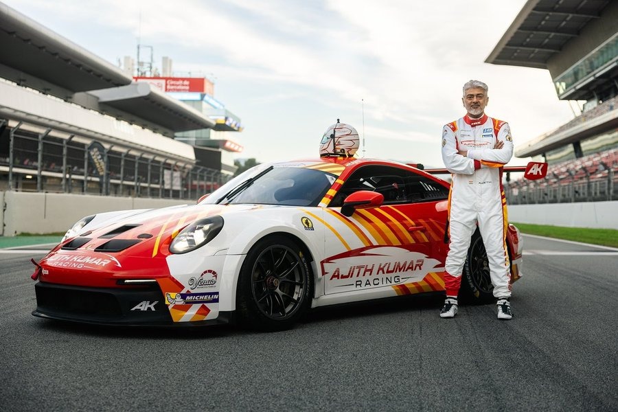 Hero Ajith's Car Meets with Accident During Dubai Racing Event