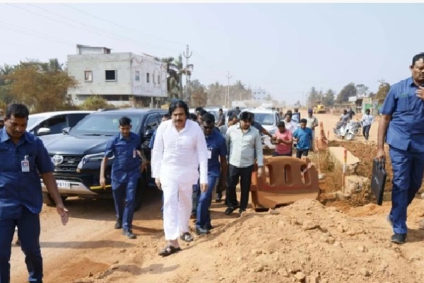 Pawan Kalyan Inspects Accident Site Where Fans Lost Their Lives