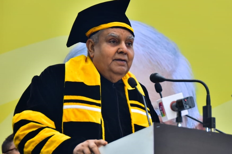 India moving rapidly towards development: Vice President Dhankhar