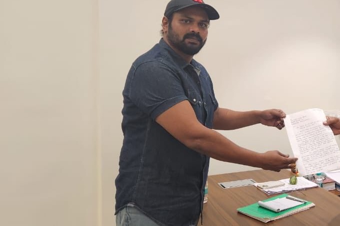 Actor Manchu Manoj Meets Ranga Reddy District Collector