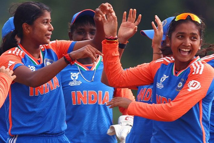 U19 World Cup: Trisha, bowlers star as India enter Super Six with 60-run win over Sri Lanka