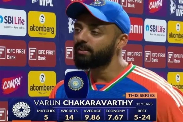 Varun Chakravarthy Creates History in T20 Series Against England