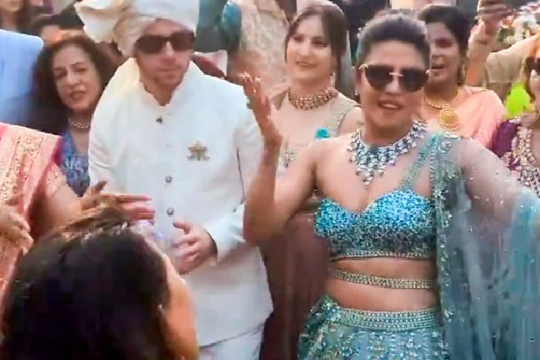Priyanka Chopra stuns in heavy-embellished lehenga at brother’s wedding